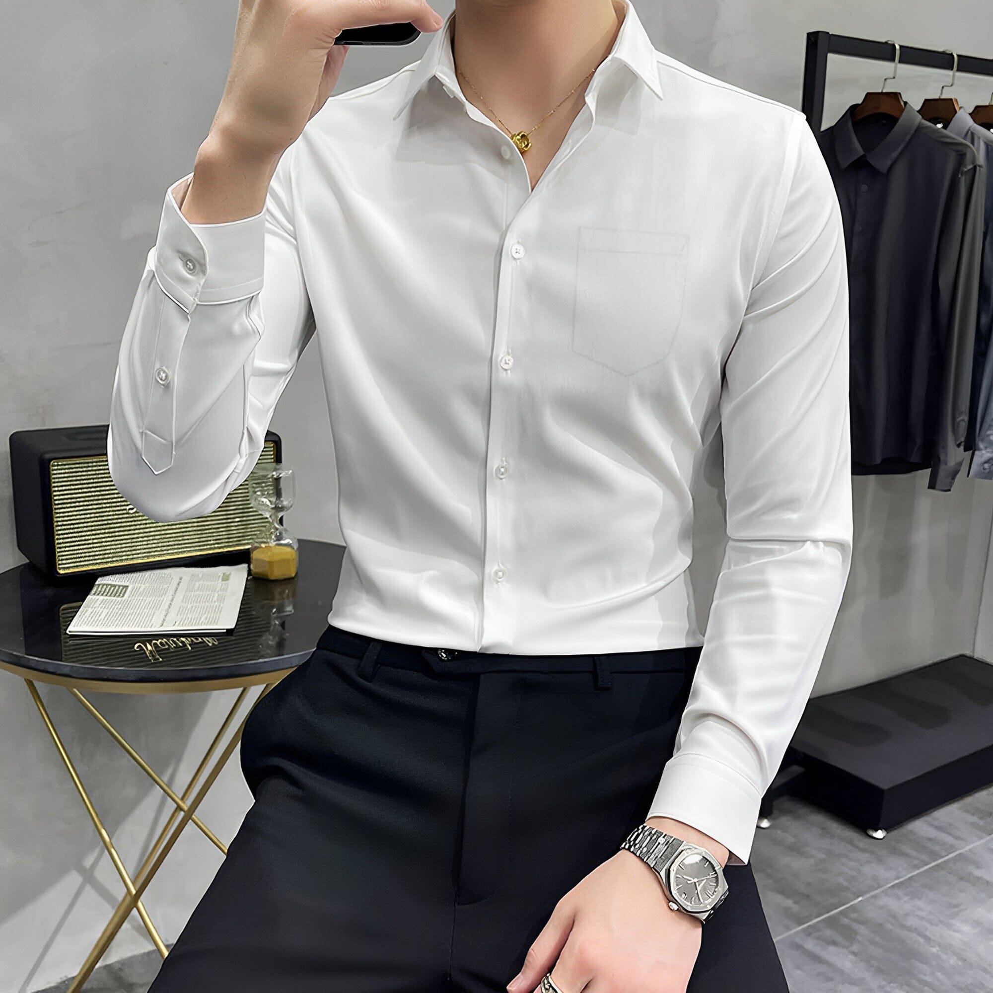 Men's The Go-Anywhere Full Sleeves Shirt-retrostrom