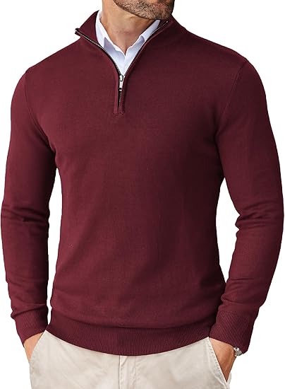 NEW🔥 Men's Casual Slim Fit Pullover Sweater Knitted Thermal Sweatshirt-retrostrom