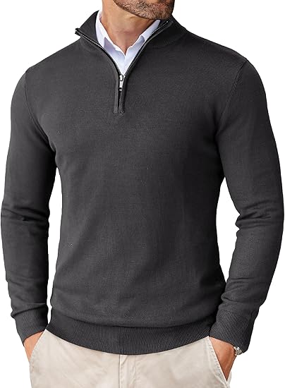 NEW🔥 Men's Casual Slim Fit Pullover Sweater Knitted Thermal Sweatshirt-retrostrom