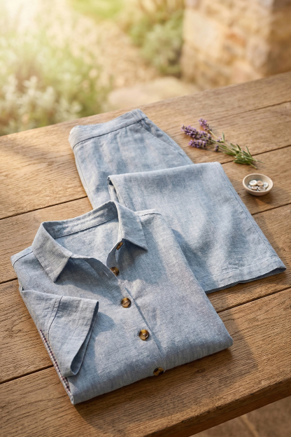 New Arrivals🔥 Cozy Loose-fit Cotton Linen Two-piece Set-retrostrom