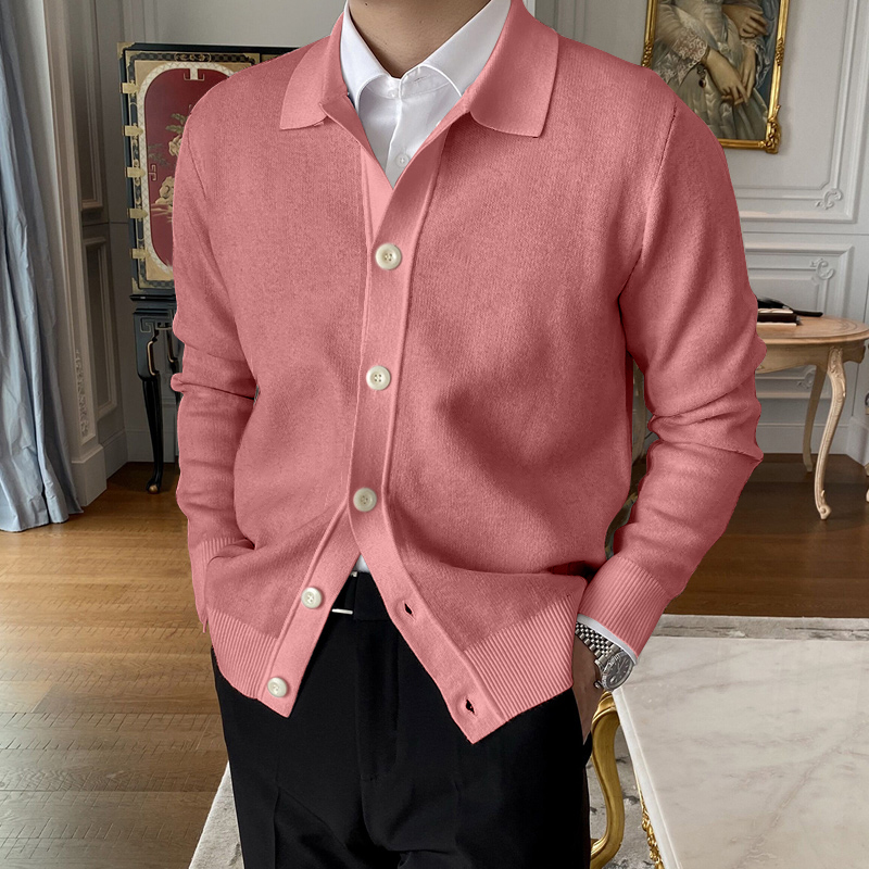 🔥Hot Sale  50% OFF🔥Men's Lapel Knitted Cardigan-retrostrom
