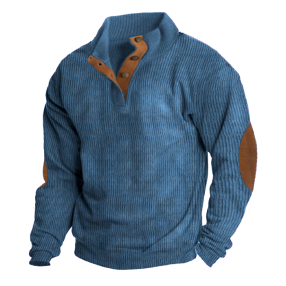 Men's Outdoor Casual Stand Collar Long Sleeve Sweatshirt-retrostrom