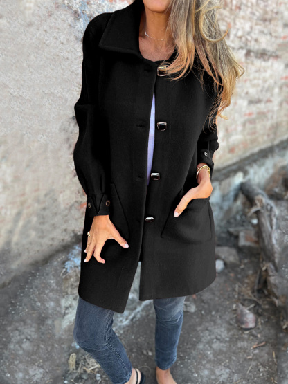 CLEARANCE SALE🔥 Women's Casual Lapel Fleece Jacket-retrostrom