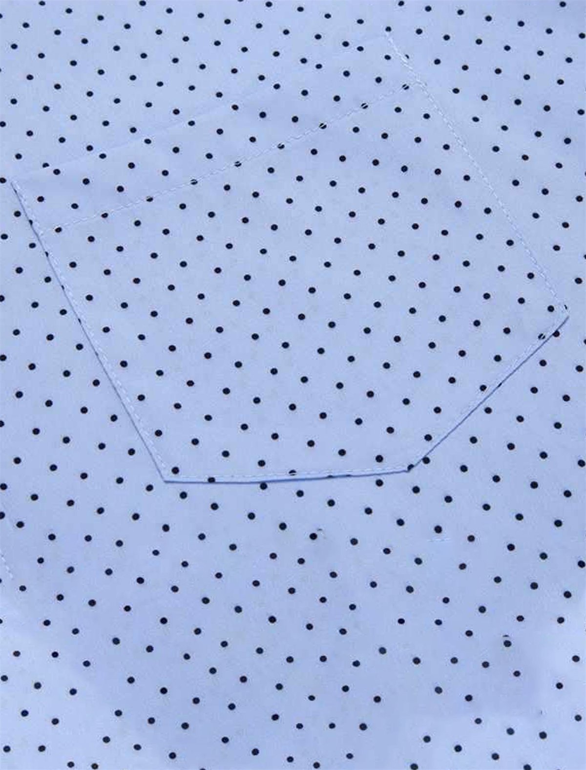 Men's Elegant Polka Dot Classic Print Wrinkle Resistant Short Sleeve Shirt-retrostrom