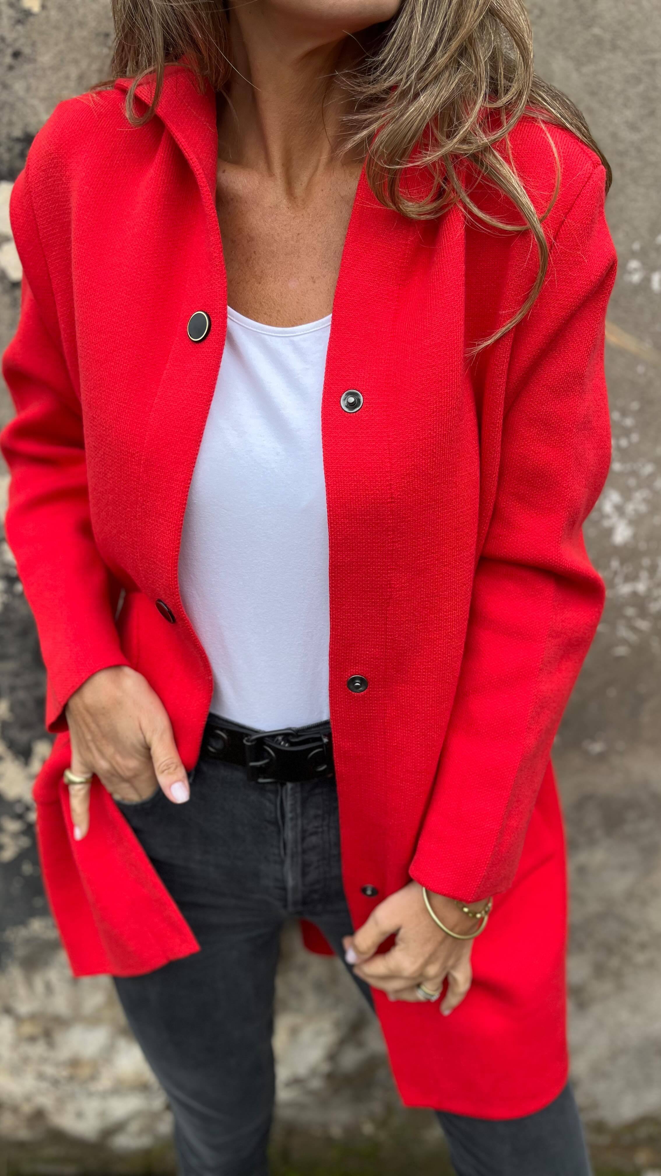 CLEARANCE SALE🔥Women's Hooded Long-sleeved Side Button Design Casual Jacket-retrostrom