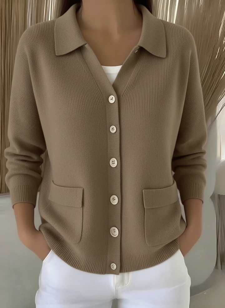 CLEARANCE SALE🔥Women's Double Pocket Solid Button-Down Shirt