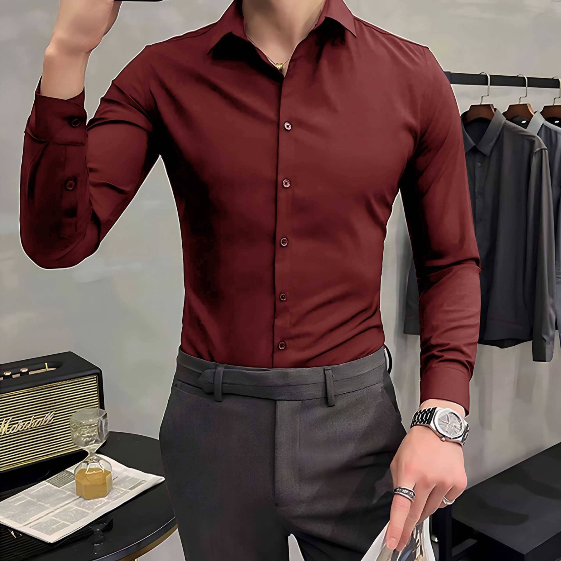 Men's The Go-Anywhere Full Sleeves Shirt-retrostrom