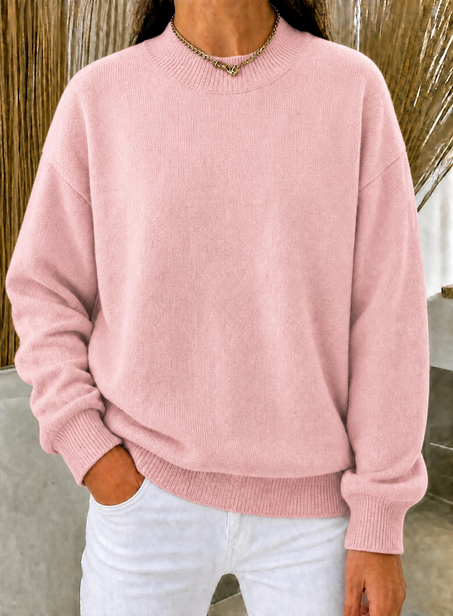 CLEARANCE SALE🔥Women's Mock Neck Knit Sweater