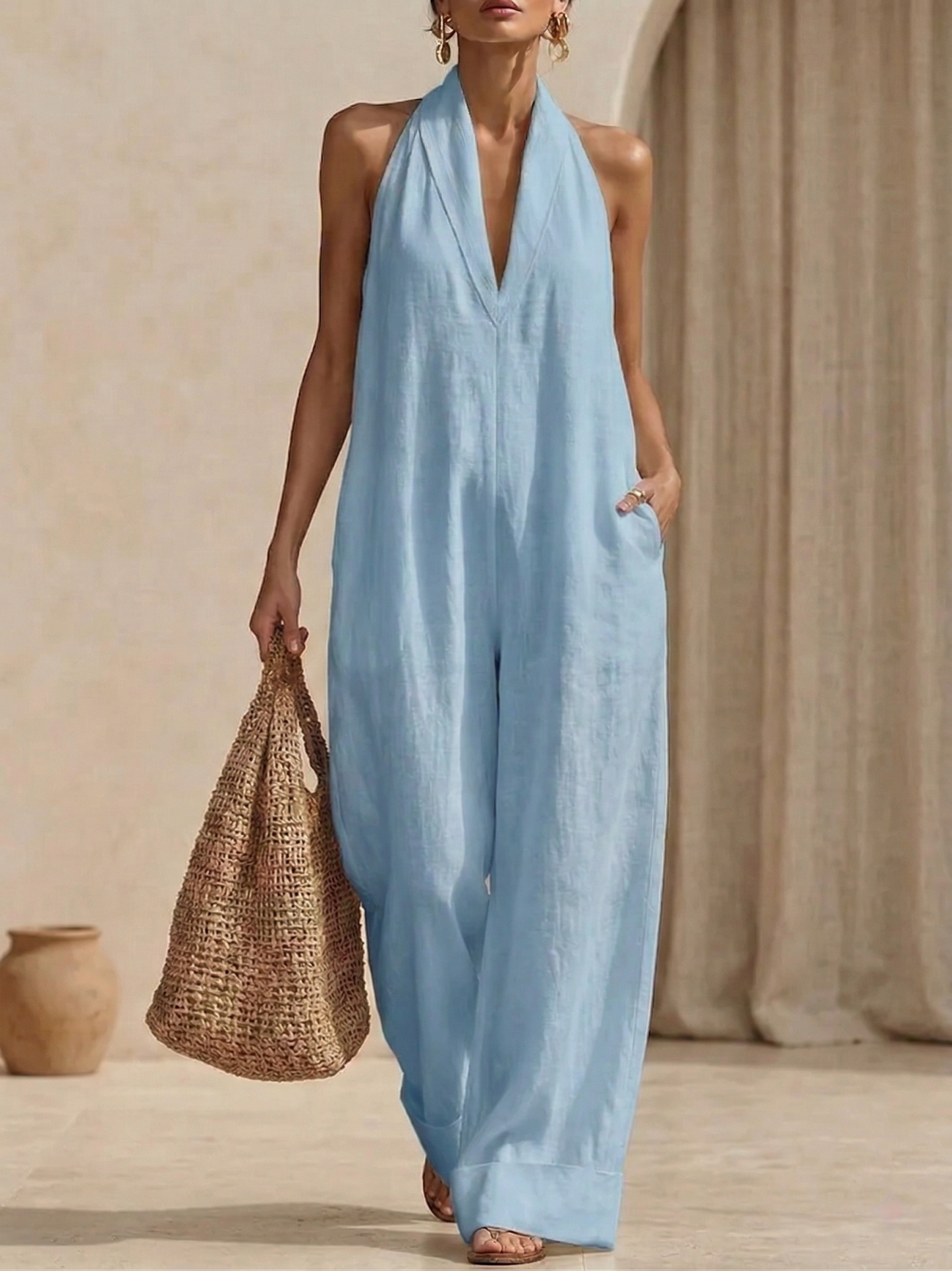 New Arrivals🔥Minimalist And Elegant Cozy Linen Jumpsuit