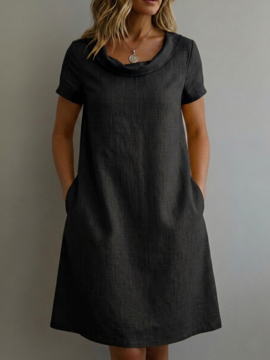 NEW ARRIVALS🔥 The A-Line Short Sleeve Easy Dress-retrostrom