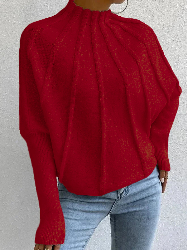 🎄Christmas Sale🔥 2024 Women's Casual Bat Sleeve Pullover Sweater-retrostrom