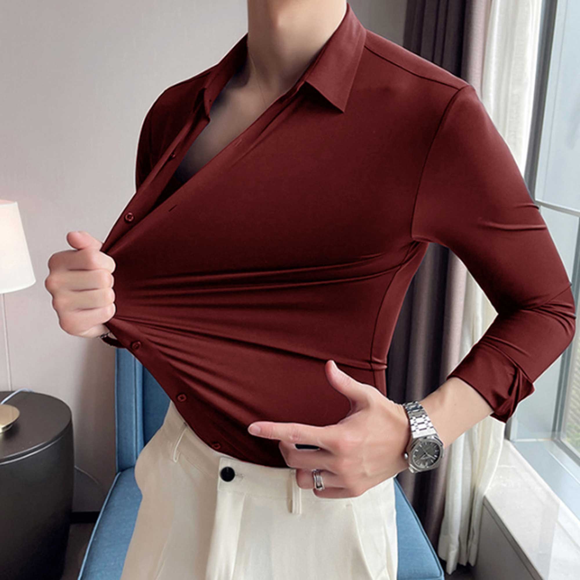 Men's The Go-Anywhere Full Sleeves Shirt-retrostrom