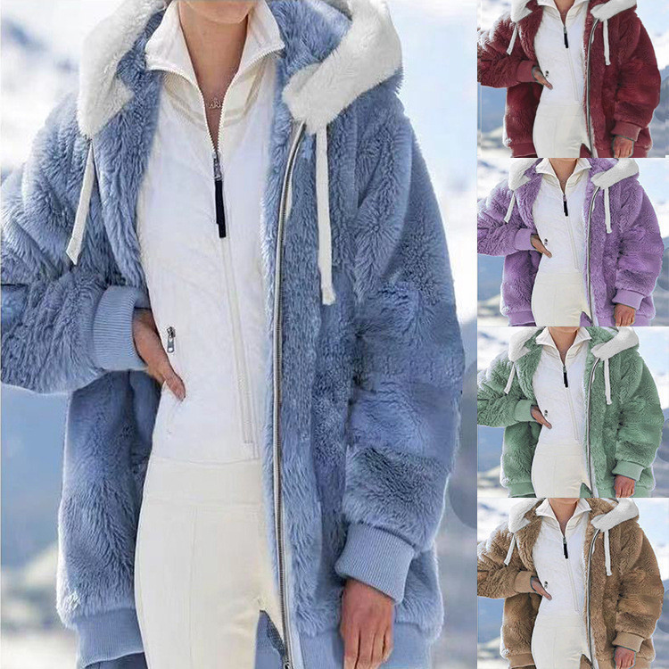 Casual Vintage Oversized Zipper Jacket-retrostrom