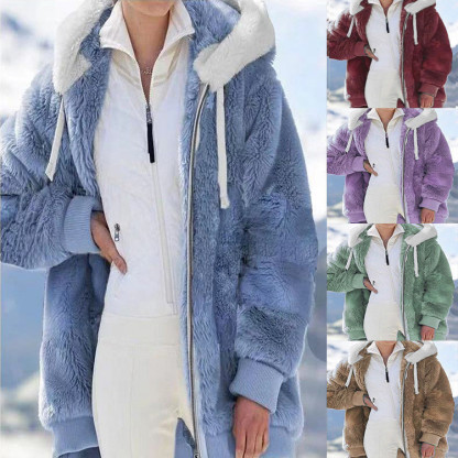 Casual Vintage Oversized Zipper Jacket-retrostrom