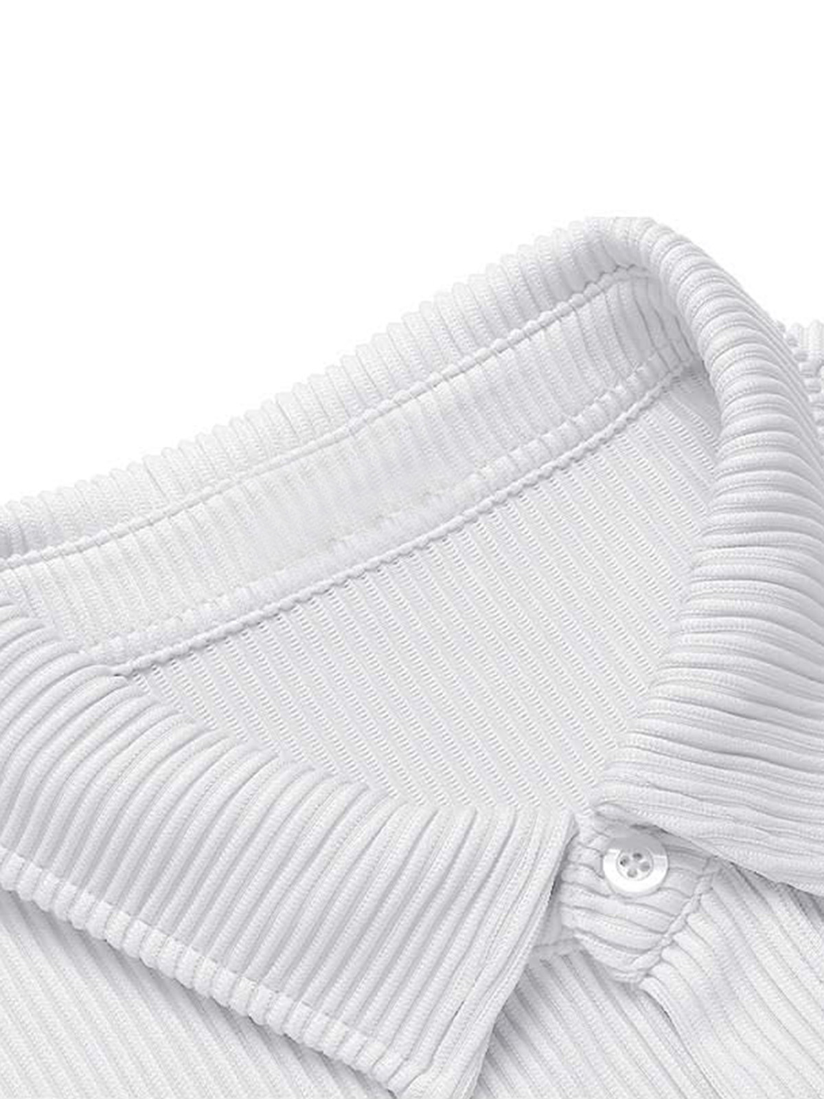 Men's Casual Daily Pit Striped Solid Color Comfortable Long-sleeved Shirt-retrostrom