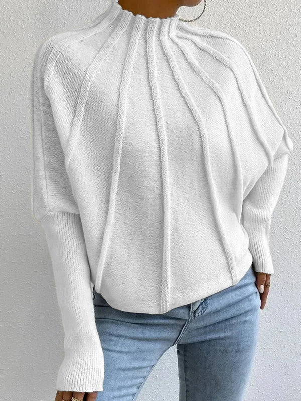 🎄Christmas Sale🔥 2024 Women's Casual Bat Sleeve Pullover Sweater-retrostrom