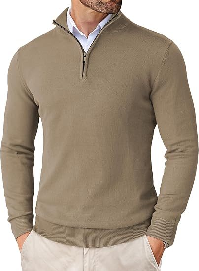 NEW🔥 Men's Casual Slim Fit Pullover Sweater Knitted Thermal Sweatshirt-retrostrom