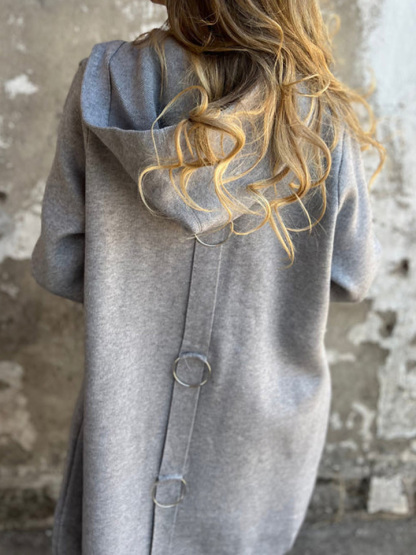 CLEARANCE SALE🔥 Casual Single Breasted Hooded Jacket-retrostrom