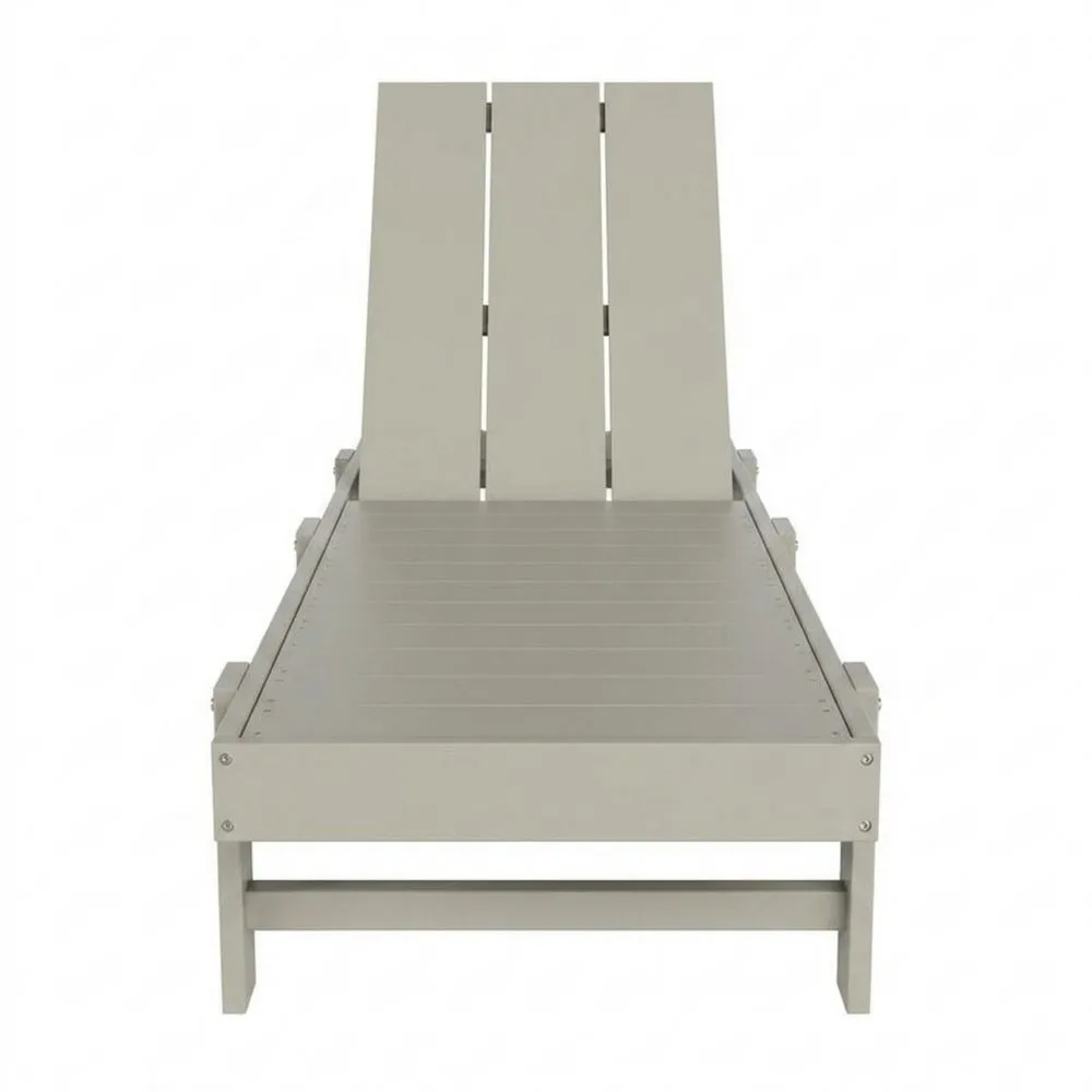 Lettino Prendisole in Alluminio Grigio 200x70x35 cm(L× P× H)