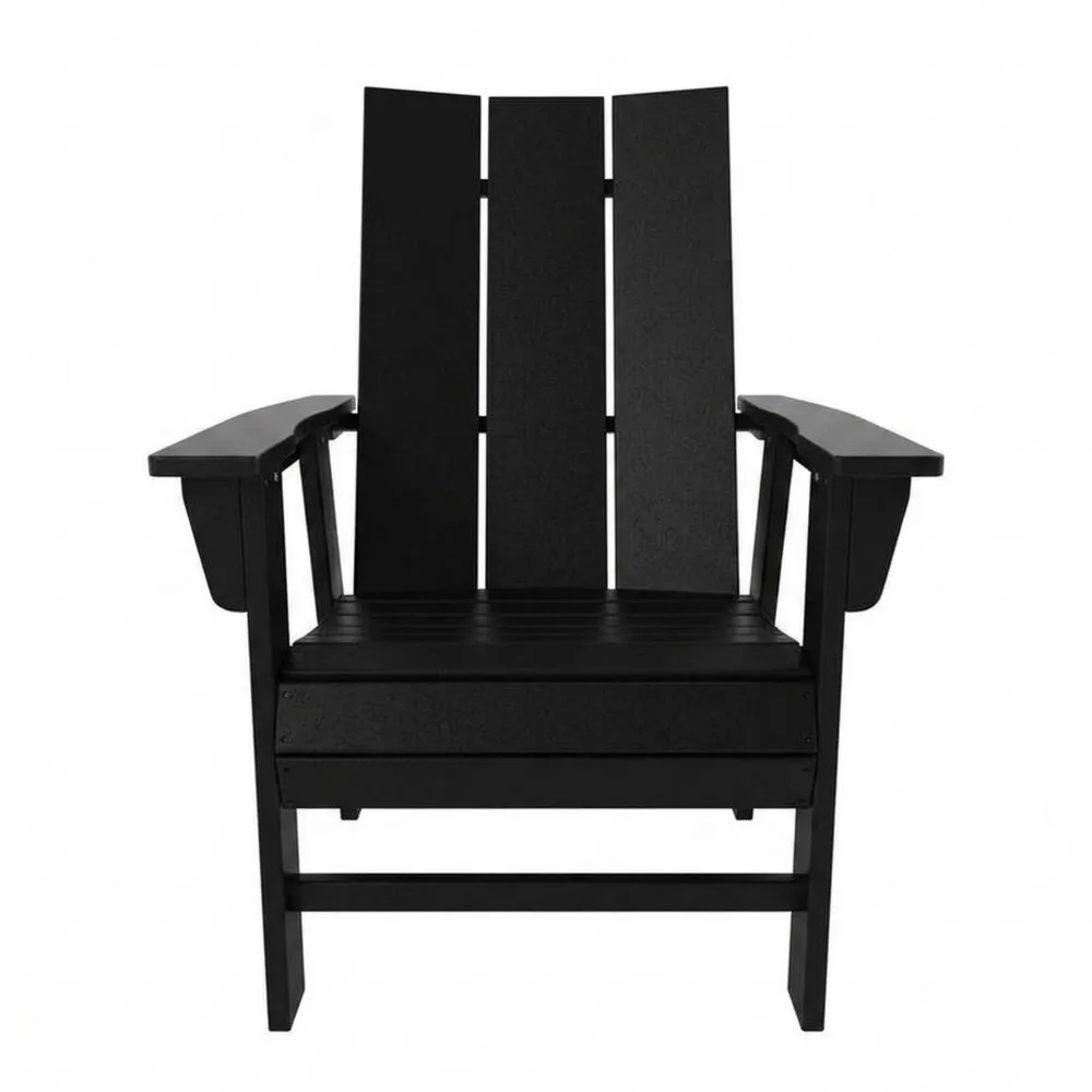 Poltrona da Giardino in Polietilene Nero