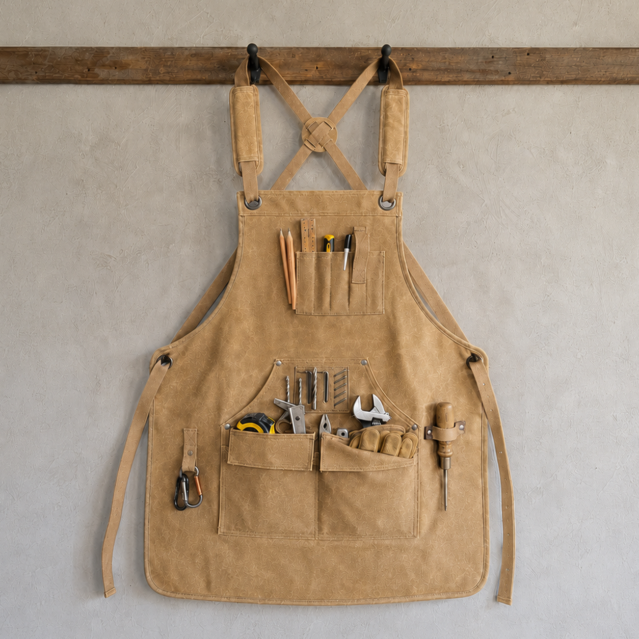 WorkGuard Heavy-Duty Protective Canvas Tool Apron