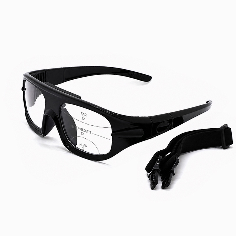 IMPACT-RESISTANT BASKETBALL GOGGLES WITH DETACHABLE TEMPLES