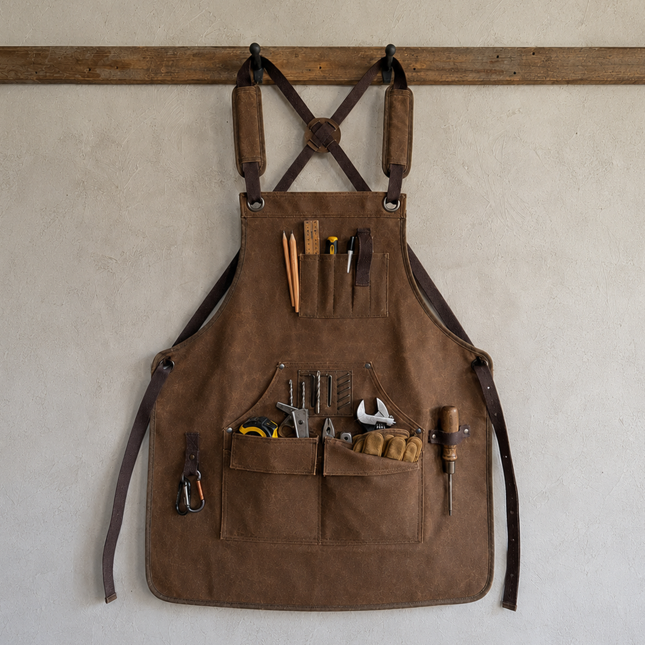 WorkGuard Heavy-Duty Protective Canvas Tool Apron