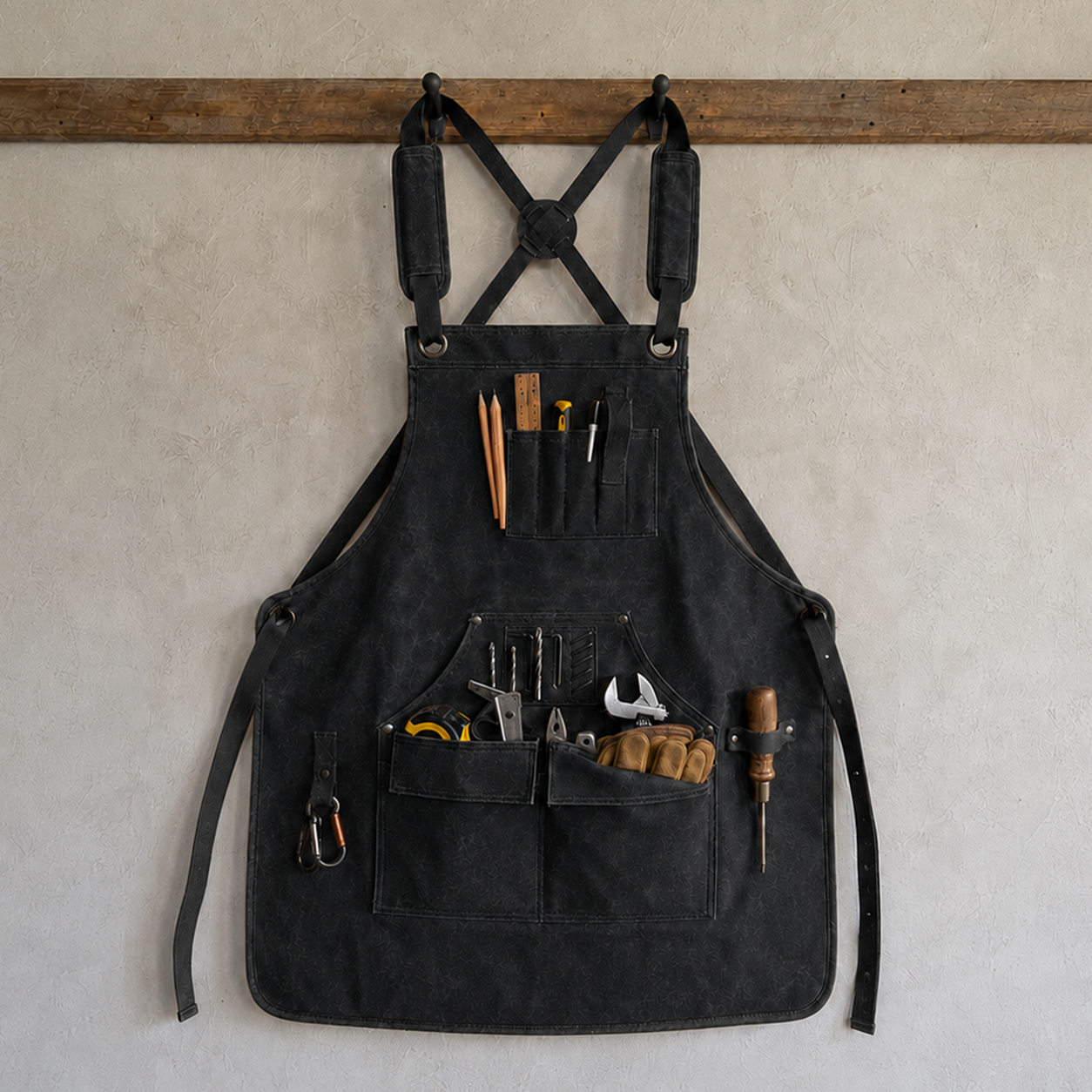 WorkGuard Heavy-Duty Protective Canvas Tool Apron