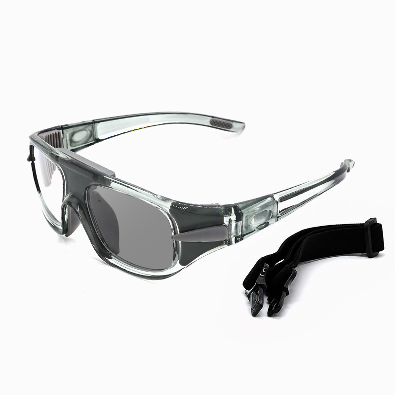IMPACT-RESISTANT BASKETBALL GOGGLES WITH DETACHABLE TEMPLES