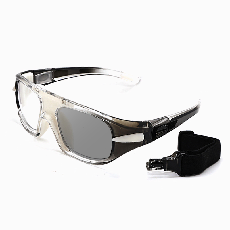IMPACT-RESISTANT BASKETBALL GOGGLES WITH DETACHABLE TEMPLES