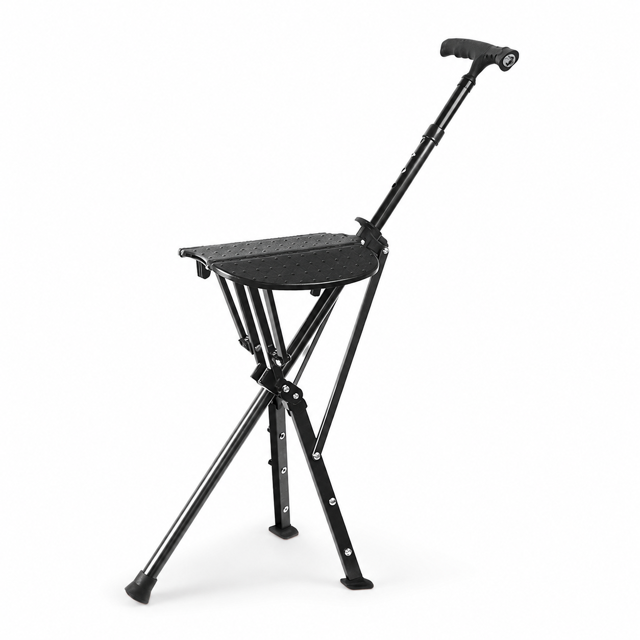 Zaqirox™ 2-in-1 Folding Cane Chair