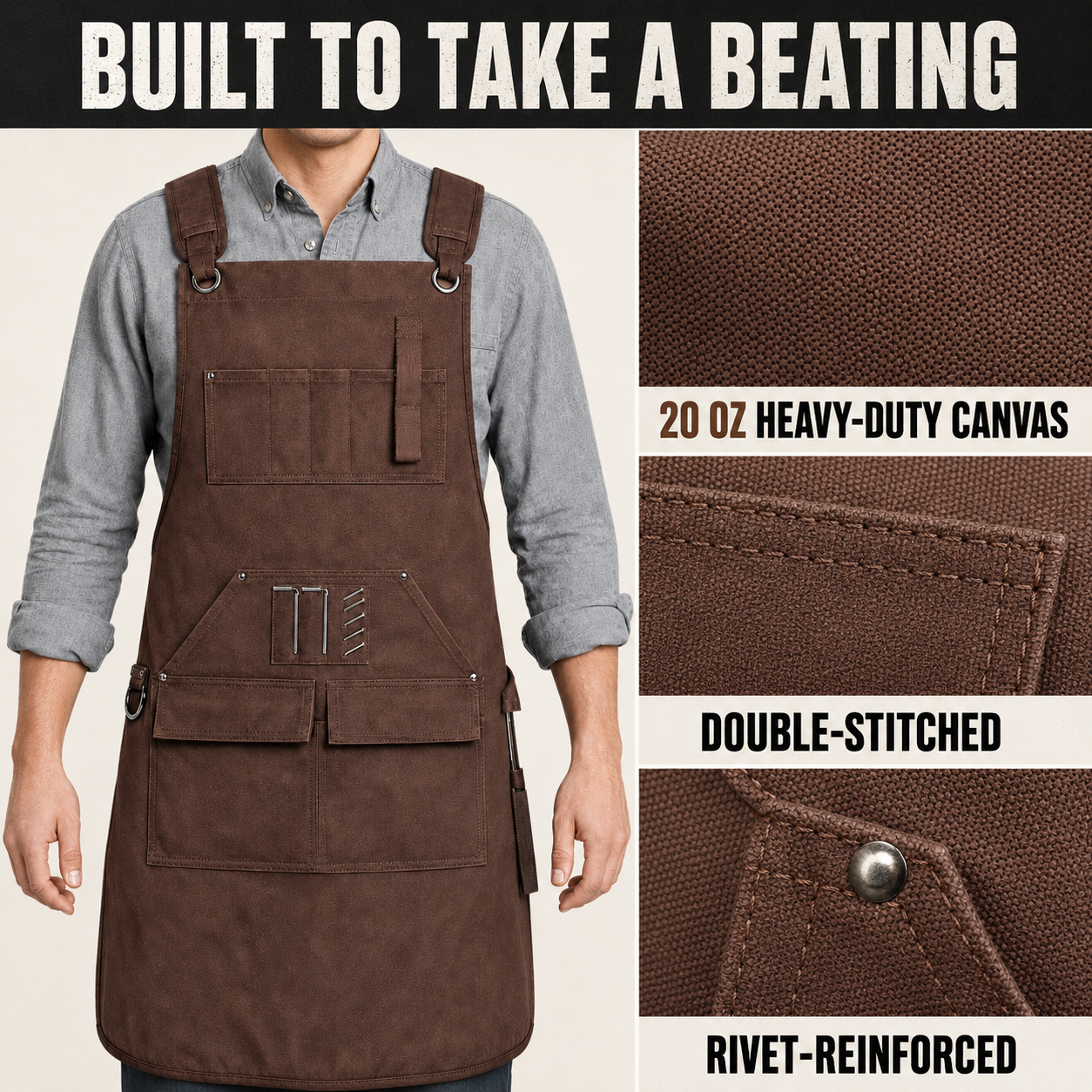 WorkGuard Canvas Tool Apron