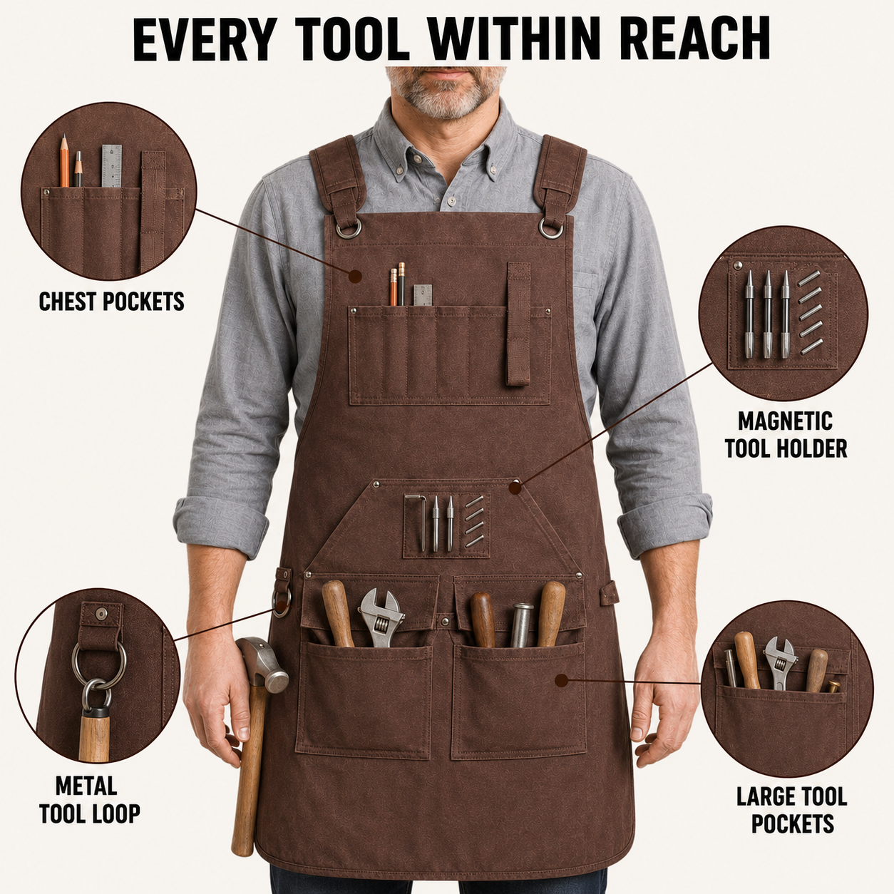WorkGuard Canvas Tool Apron