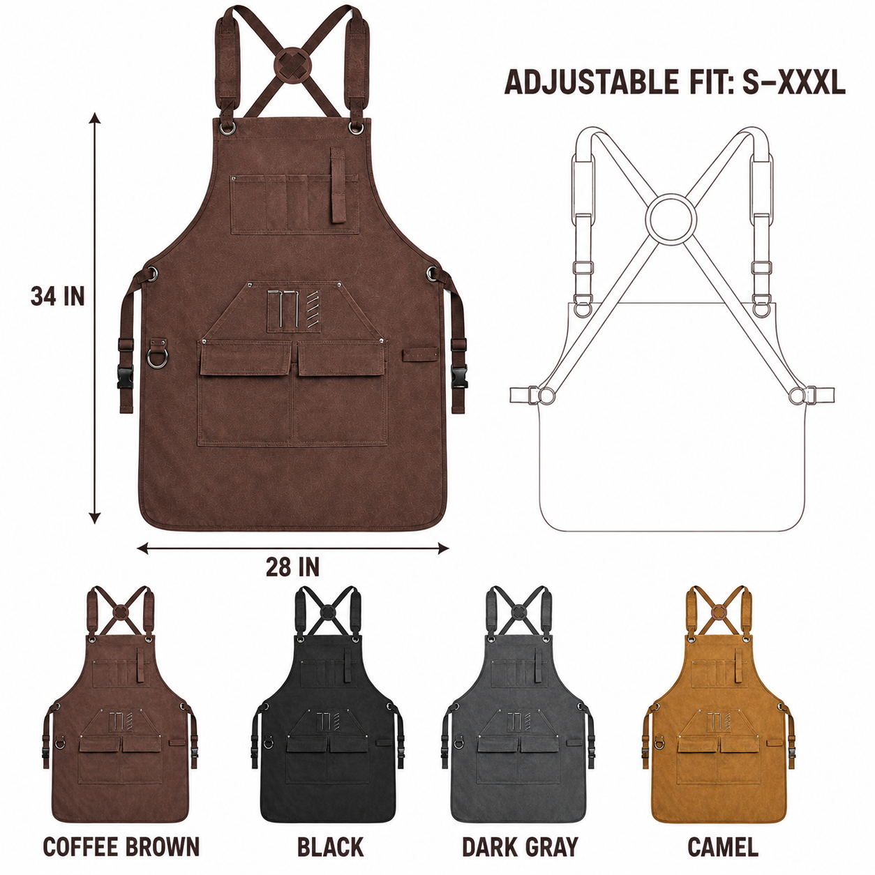 WorkGuard Canvas Tool Apron