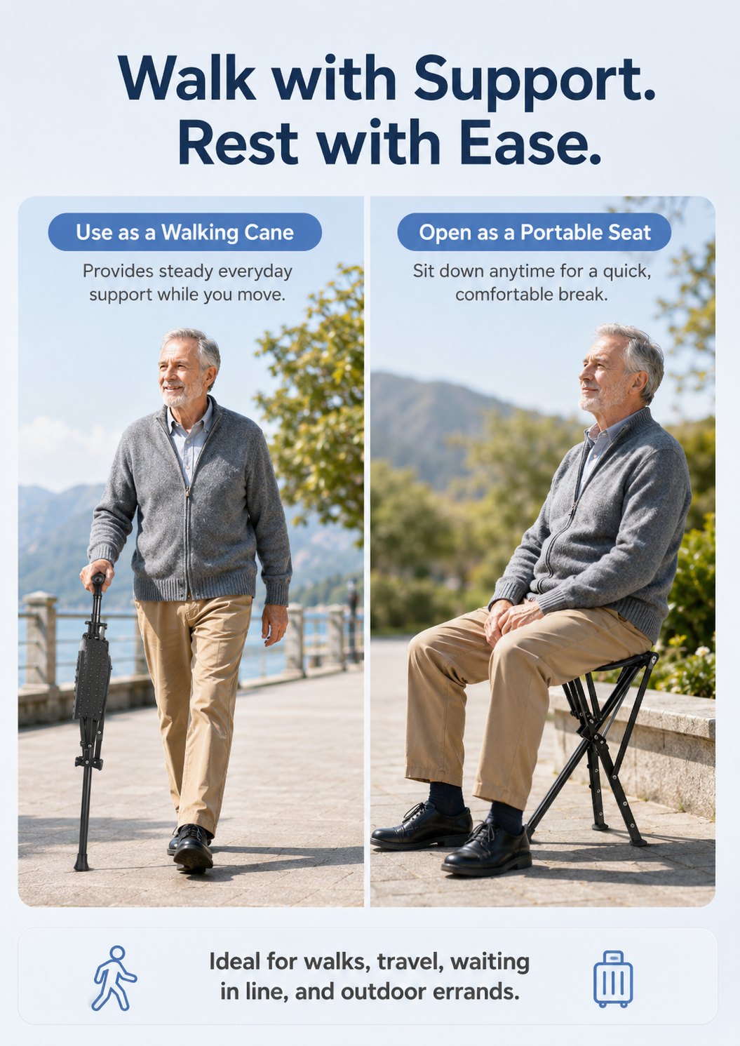 StrideSeat seat mode