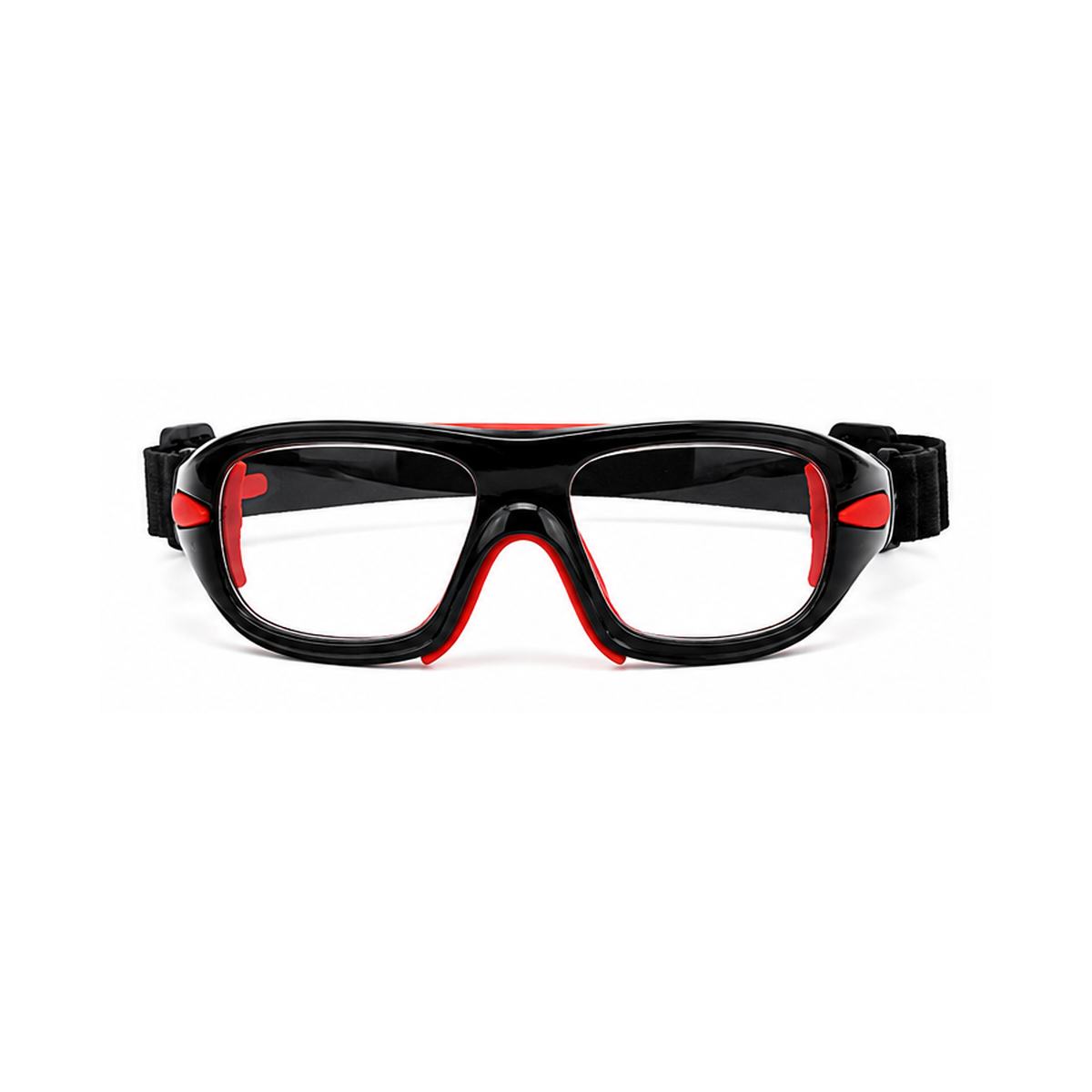 IMPACT-RESISTANT BASKETBALL GOGGLES WITH DETACHABLE TEMPLES