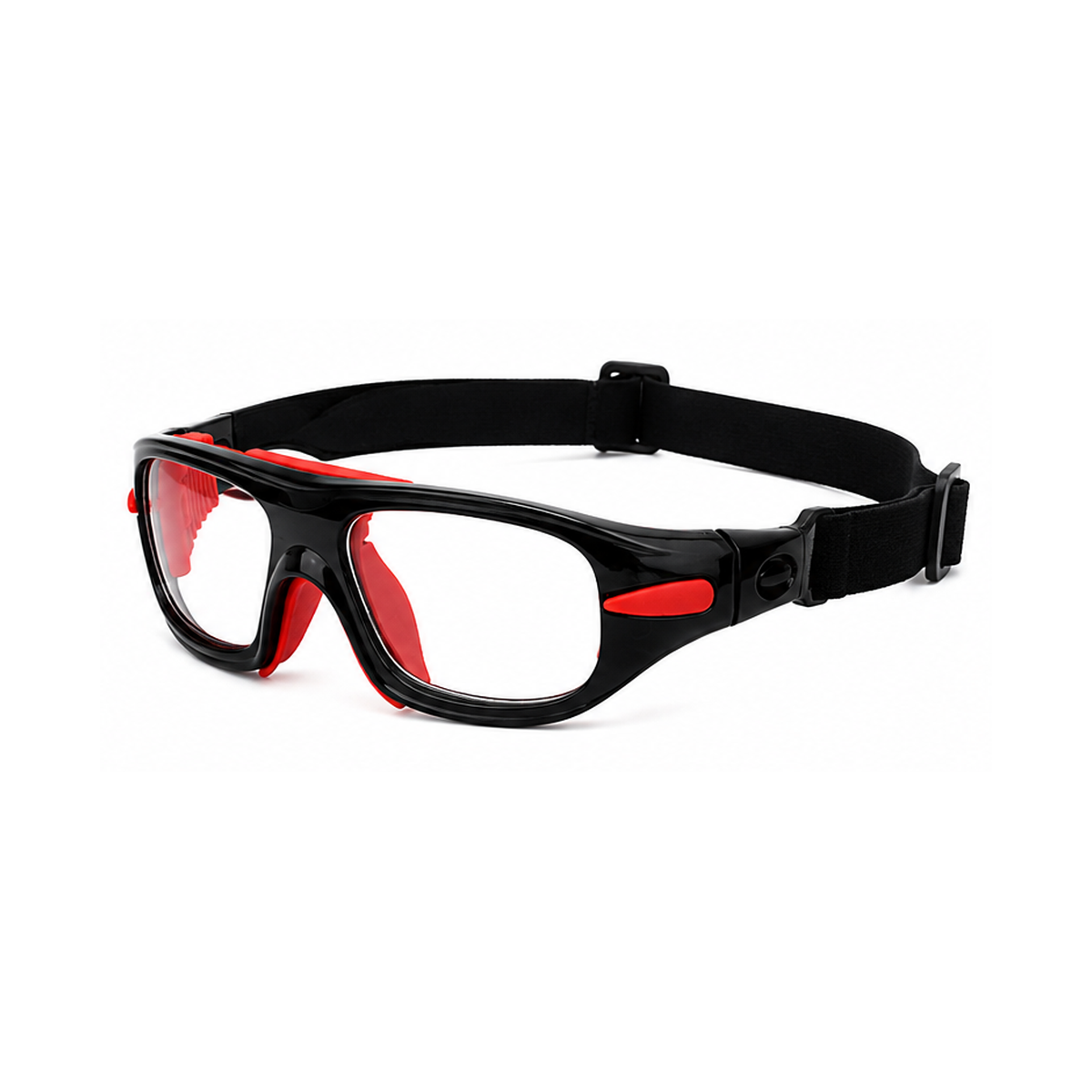 IMPACT-RESISTANT BASKETBALL GOGGLES WITH DETACHABLE TEMPLES
