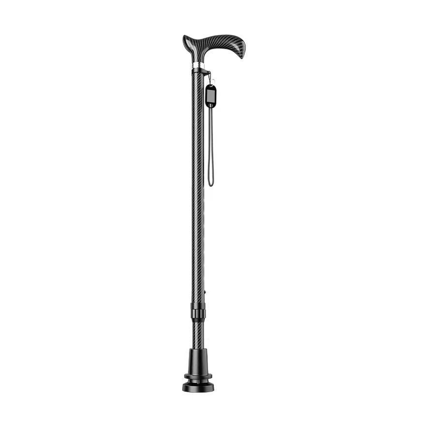 Zaqirox CarbonLite adjustable walking cane - carbonlite 01 main white