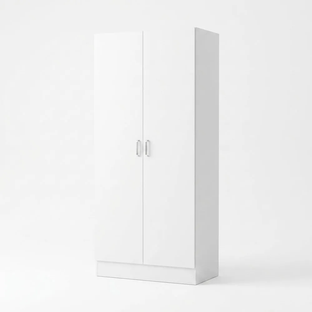 Kleiderschrank aus weißer Eiche