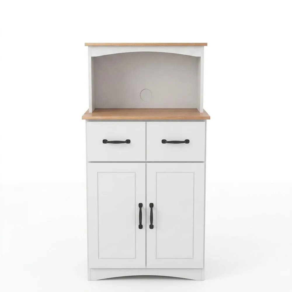 Küchenschränke aus weißem Massivholz