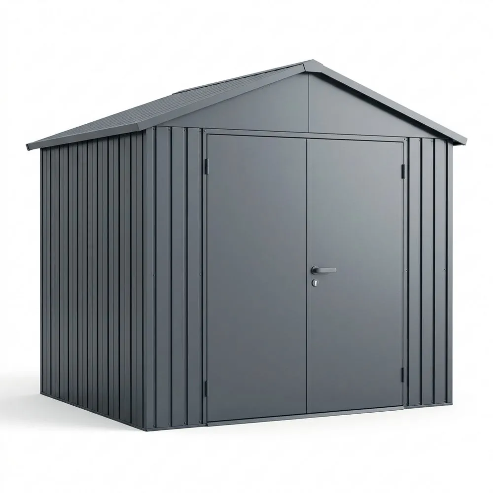 Capanno in Acciaio Zincato Grigio