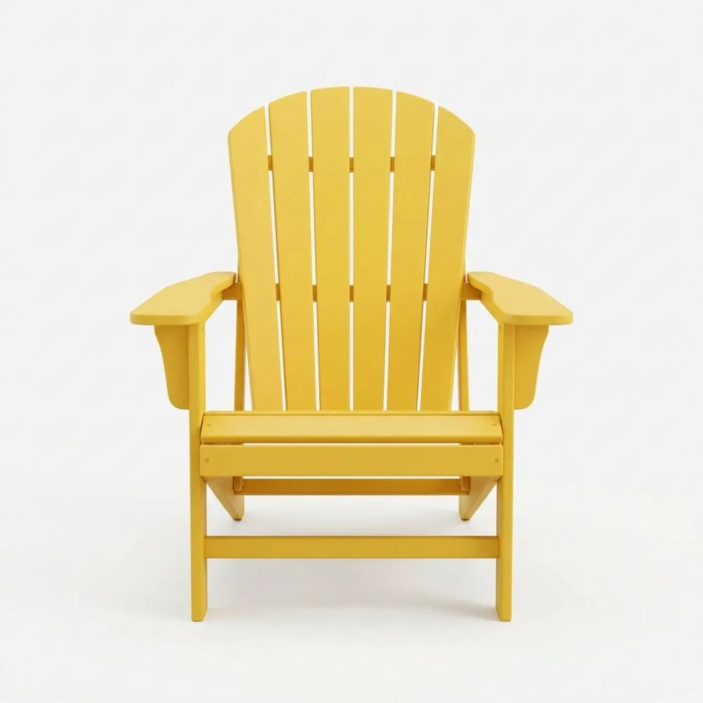 Sedia in Polietilene Giallo per Esterni