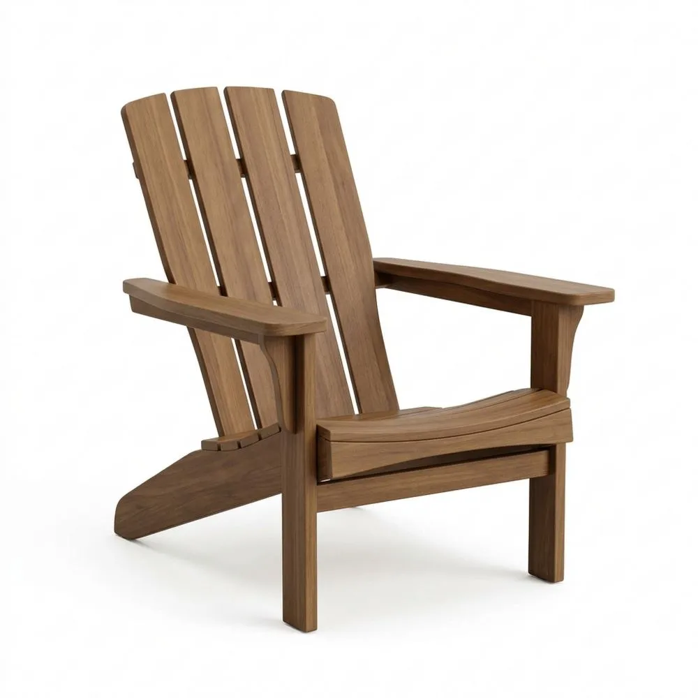 Sedia da Esterno in Legno Teak Marrone