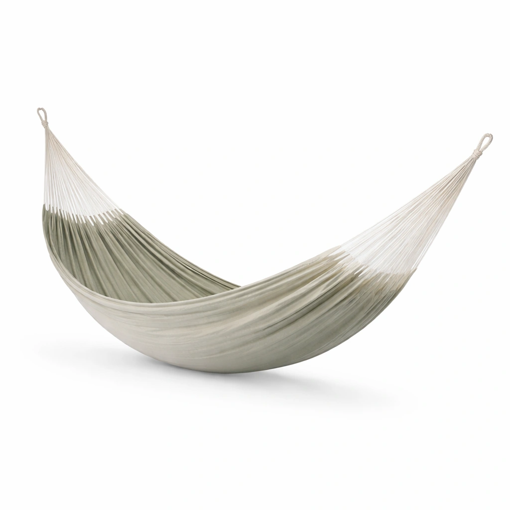 Hängematte Baumwolle Beige 220x160 cm-FURNVORIX