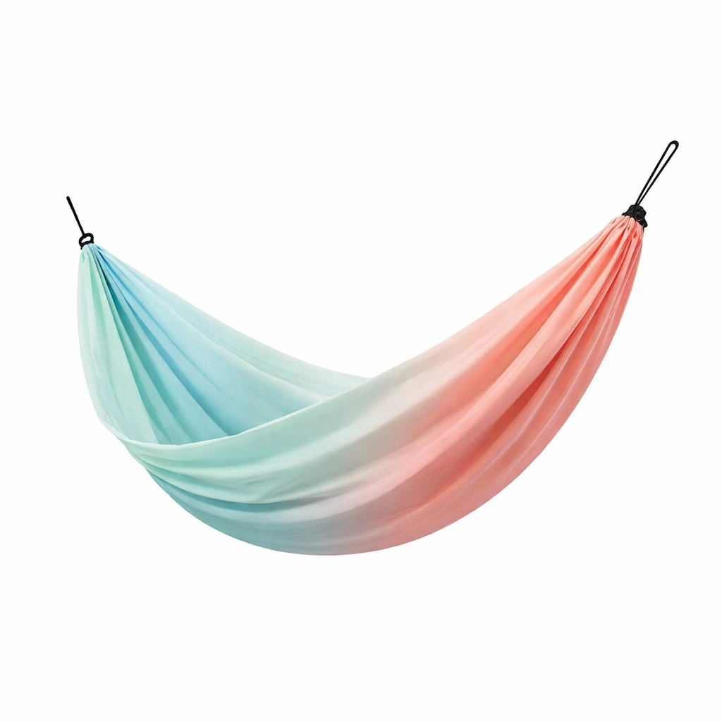 Hängematte Polyester Blau Rosa 260x140 cm-FURNVORIX