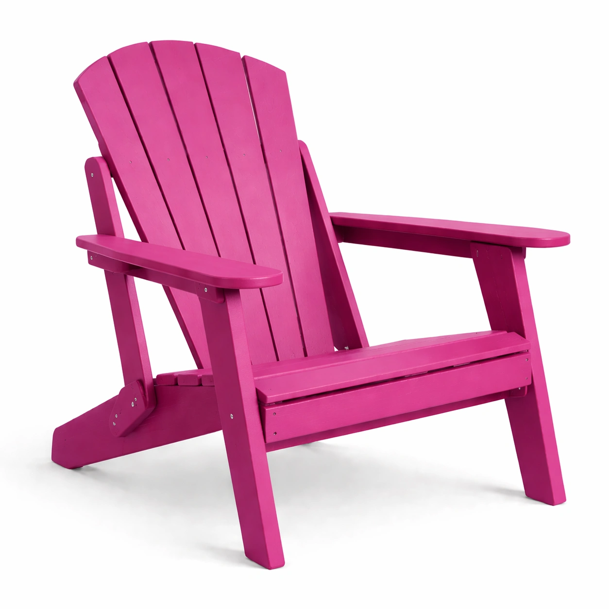 Adirondack-Stuhl Holz Pink 90cm Höhe 80cm Tiefe 78cm Breite-HOMVIROX