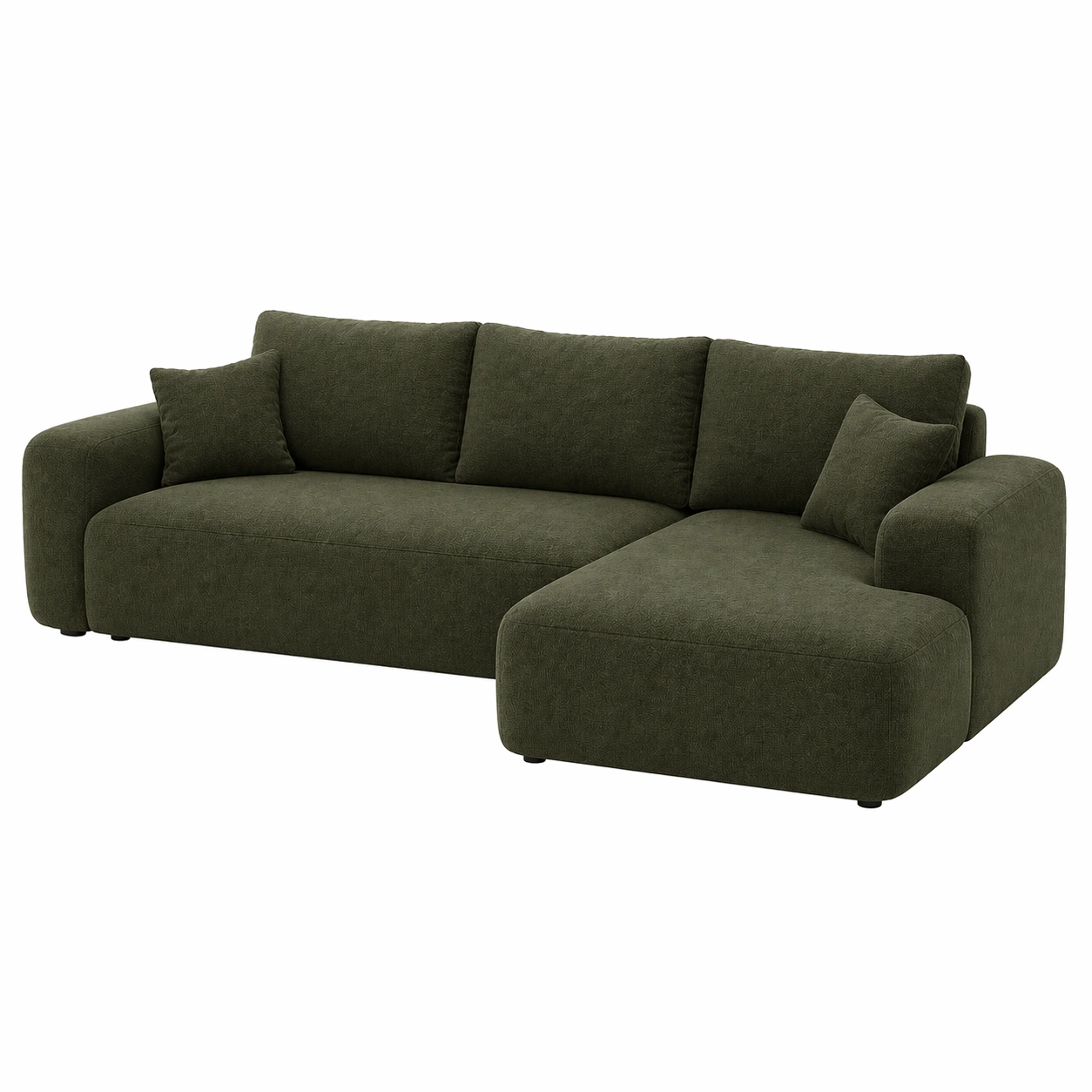 Sofá modular de 3 plazas con chaise longue y dise?o envolvente de líneas suaves-buymirae