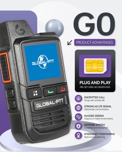 global-ptt G0 Push-to-Talk Over Cellular Radios