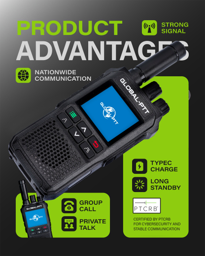 global-ptt GP1 Push-to-Talk Over Cellular Radios