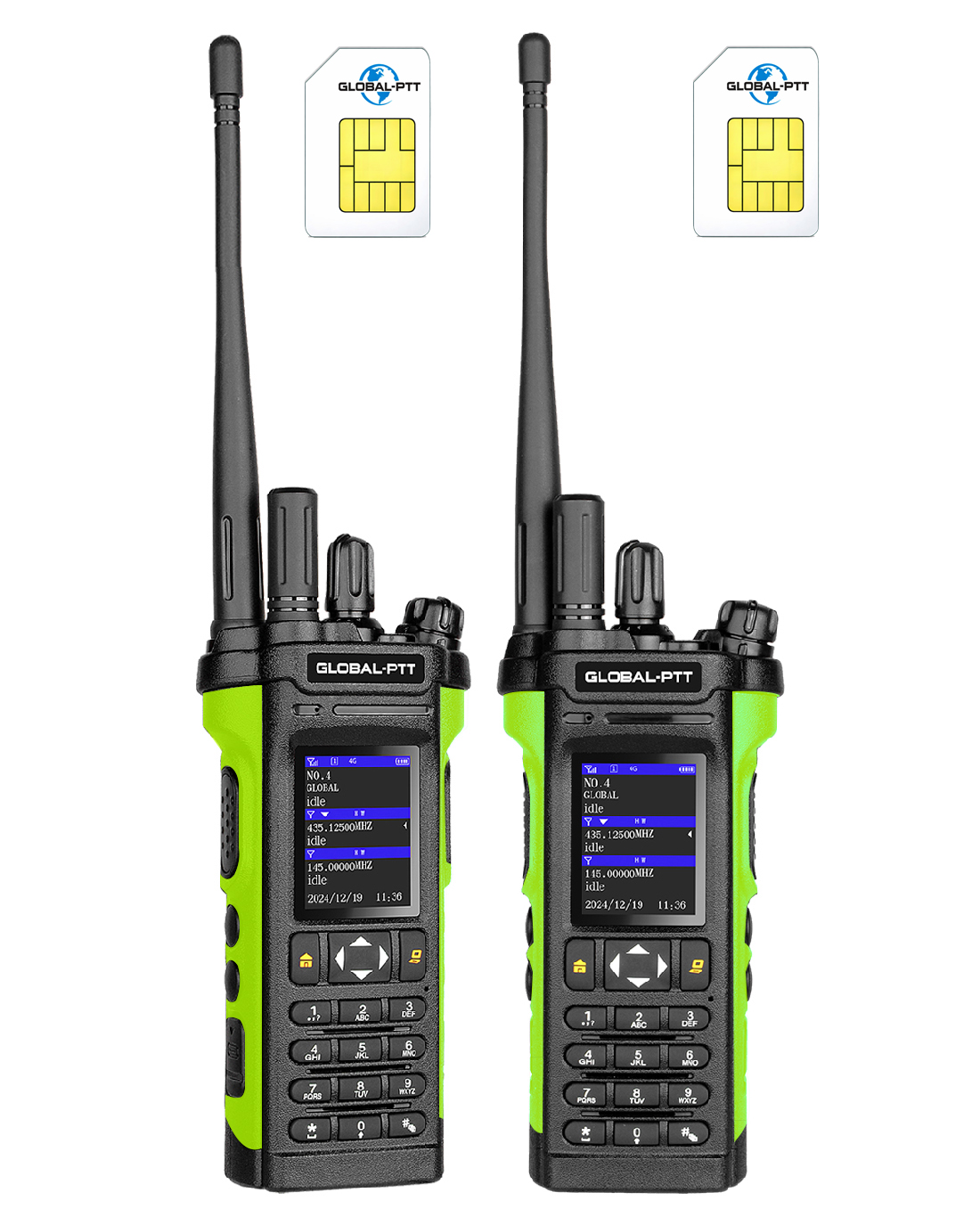 global-ptt 5288 Dual-mode PoC + Analog Two-Way Radio